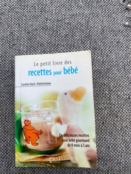 livre de recette bébé