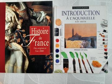 livres Histoire et aquarelle