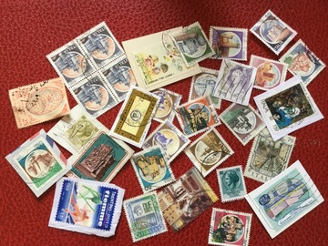 lot unique timbres Italie 4/7