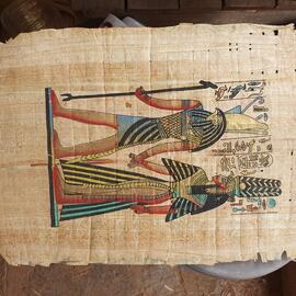 souvenir de voyage papyrus egypte