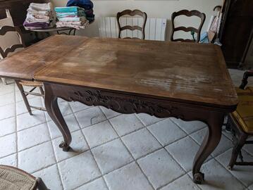 table bois massif style provencal