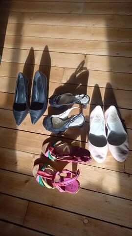 chaussures femme T.36, talons et ballerines