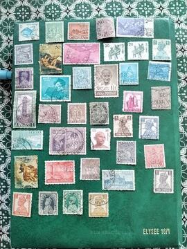 donne timbres collection étrangers inde