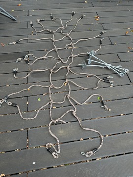 structure corde pour jardin