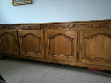 buffet merisier 4 portes L 2.84 H 97