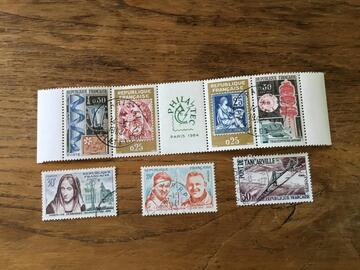 lot timbres France anciens le 9:7