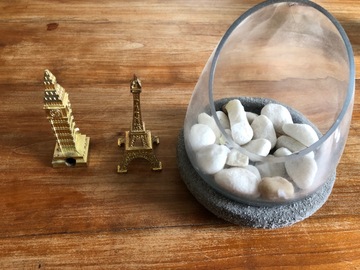 décorations (tout Eiffel, Big Ben et base zen)