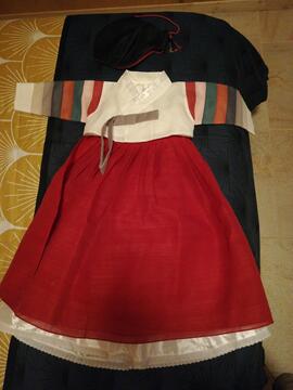Costume traditionnelle coréen 2-3 ans