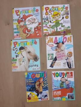 Lot de magazines pour enfants 4-8 ans