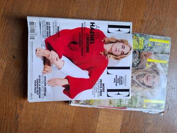 Magazines "Elle" sur plusieurs années