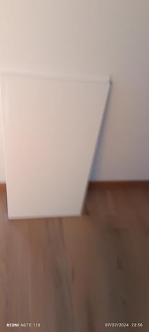 Façade de porte de cuisine Ikea blanc brillant
