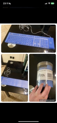 (E) Clavier soupple en silicone ( Heden )