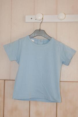 tee shirt bleu – 18 mois