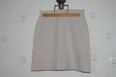 jupe beige taille 38