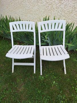 2 chaises de jardin