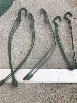 5 crochets de jardinières suspendues