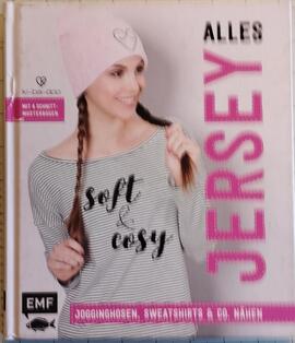 Livre "Alles Jersey", avec 18 projets de joggings, sweatshirts, etc.