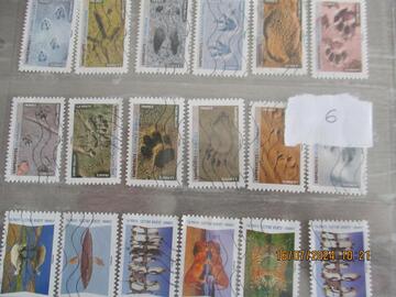 Lot 6 - 18 timbres oblitérés France