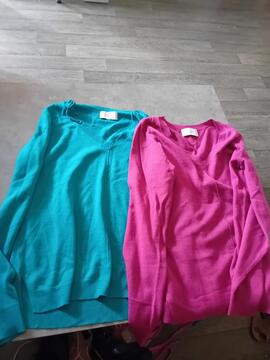 2 pull femme taille s