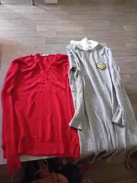 2 pull femme taille m