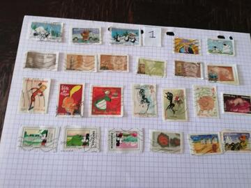 Lot de timbres