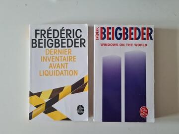 2 livres Frédéric Beigbeder