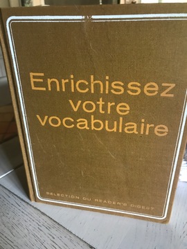 livre Enrichissez votre vocabulaire