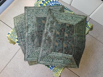 Lot de 3 Sets de table indiens