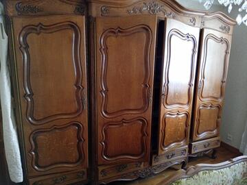 armoire de chambre massif 4 portes