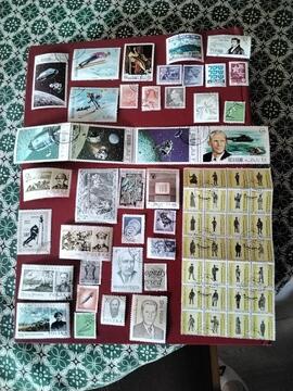 donne timbres collection étrangers n78