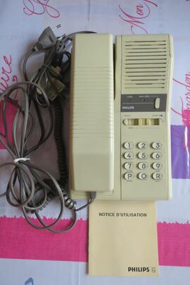 Téléphone filaire Vintage PHILIPS LFH 8300 (NON FONCTIONNEL)