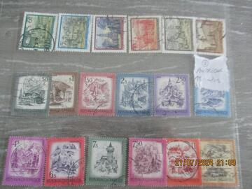 G - 18 timbres oblitérés Autriche