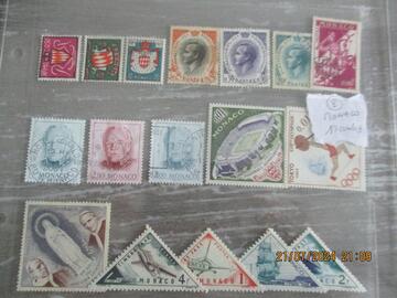 H - 17 timbres neufs/oblitérés Monaco