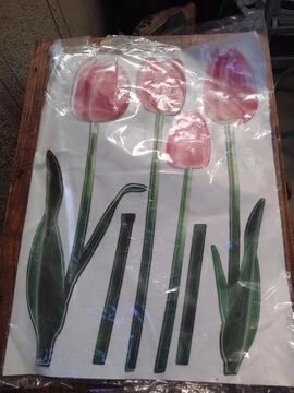 sticker tulipes
