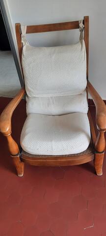 fauteuil fait par ebeniste