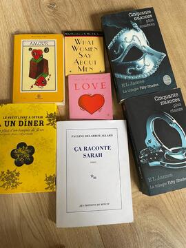 Lot de livres thème amour