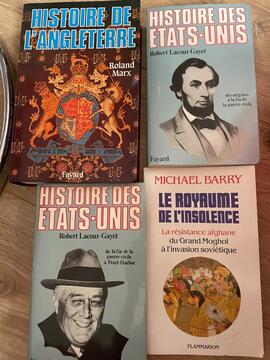 livres d'histoire