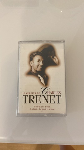 cassette audio Charles Trenet