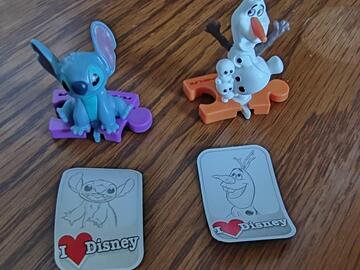 5 Figurines Kinder Surprise 100 ans de Disney