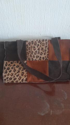 petit sac cabas en daim