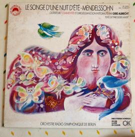 Disque vinyle 33 tour : songe d'une nuit d'été - Felix Mendelssohn