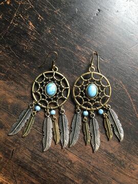 Boucles d'oreilles dreamcatcher