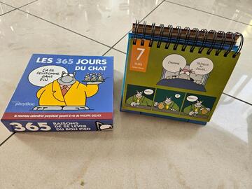 calendrier, 1 page par jour humour chat