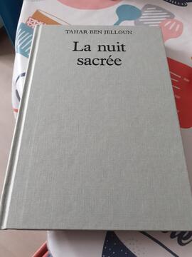 Livre " La nuit sacré "