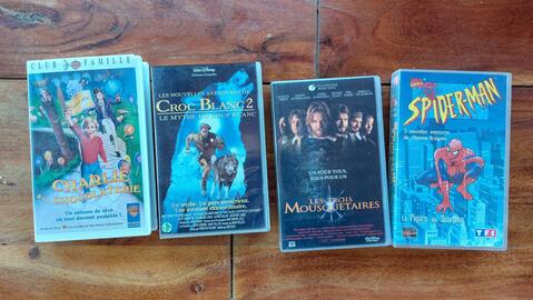 K7 VHS lot mousquetaires