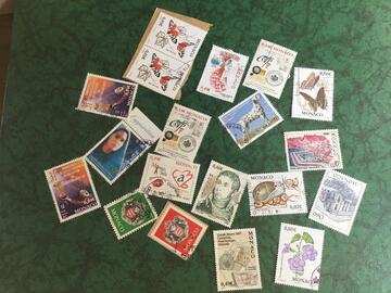 lot timbres Monaco