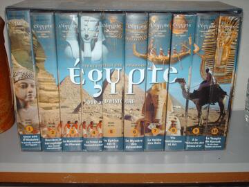 Cassettes VHS sur l' Egypte