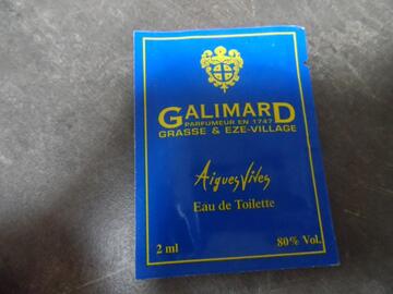 Eau de toilette de GALIMARD, collection