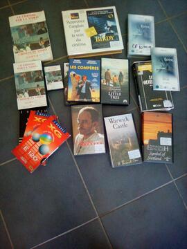 lot VHS et DVD