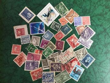 lot 40 timbres Scandinavie